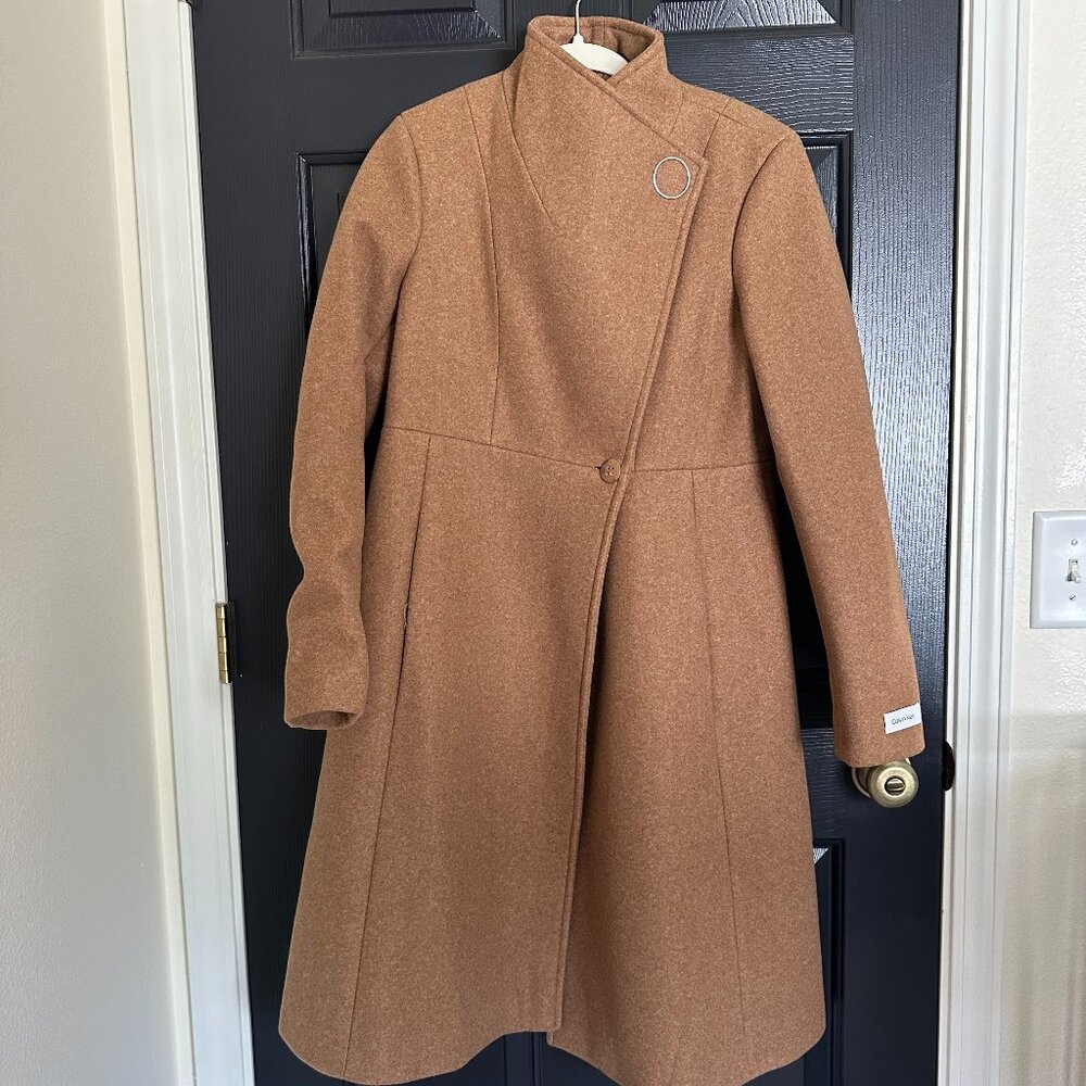Calvin Klein Camel Coat